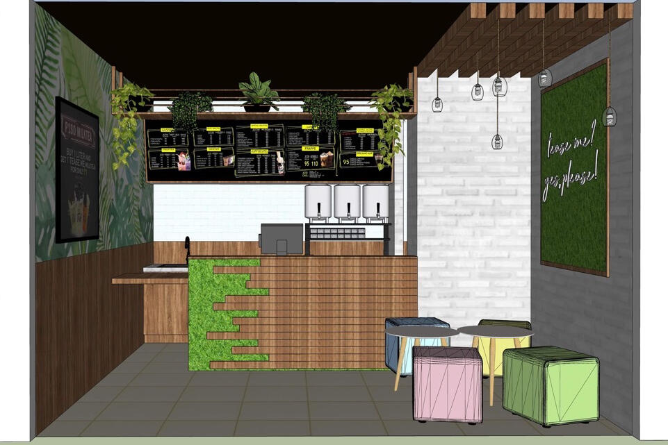 Milktea Shop for small branches